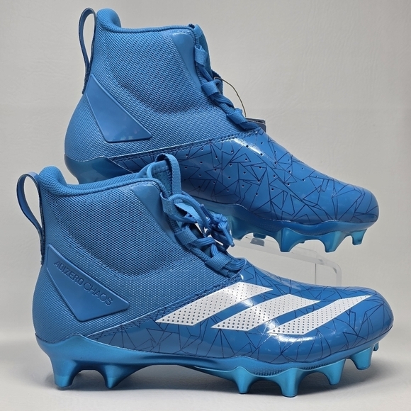 adidas ADIZERO Chaos Football Cleats Lineman Cleats Solar Blue Mens Size 8.5 New main image 8